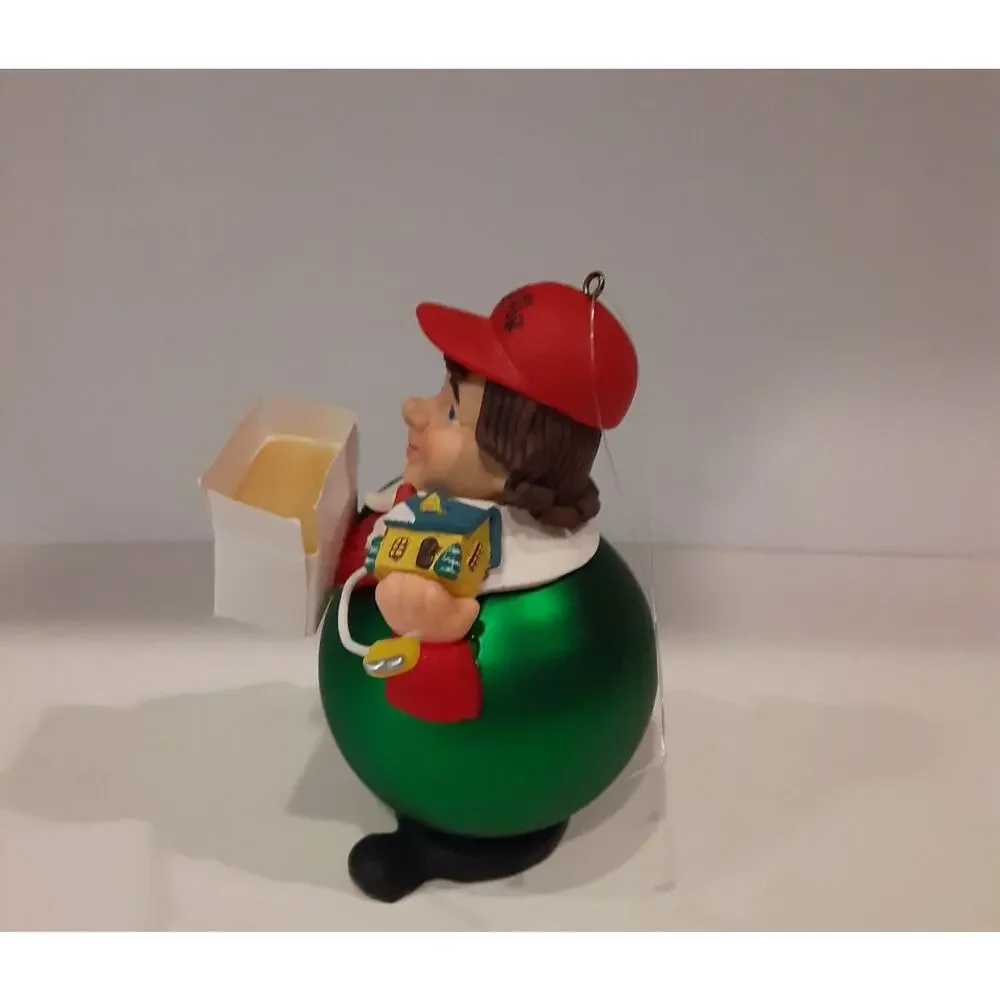 Vintage Dept. 56 Village Collector Christmas Ornament Jolly